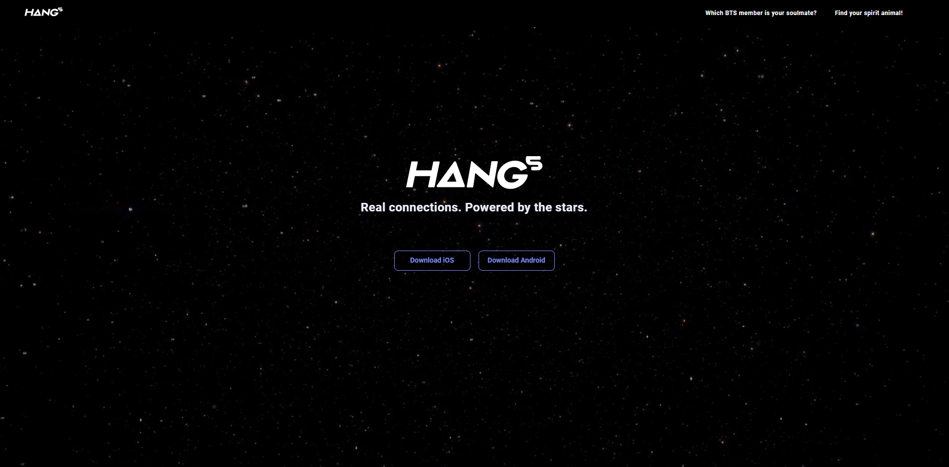 HANG5: Real connections. Powered by the stars._0